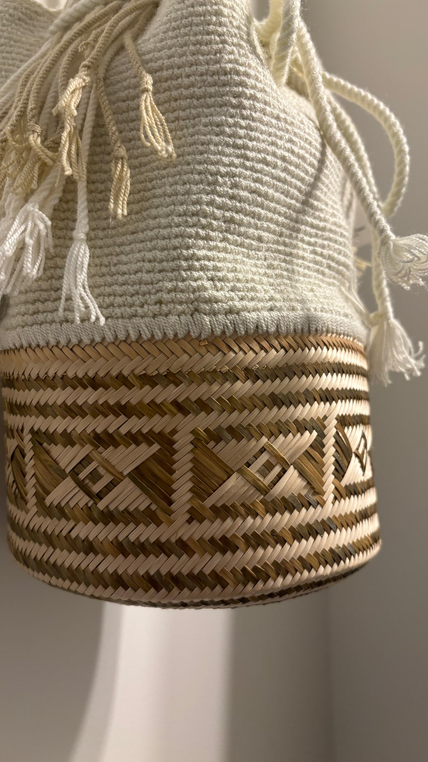 Virgo Basket Bag with Wayuu Strap