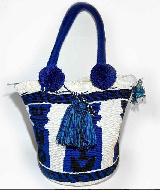 Cobalt Blue Mochila Tote
