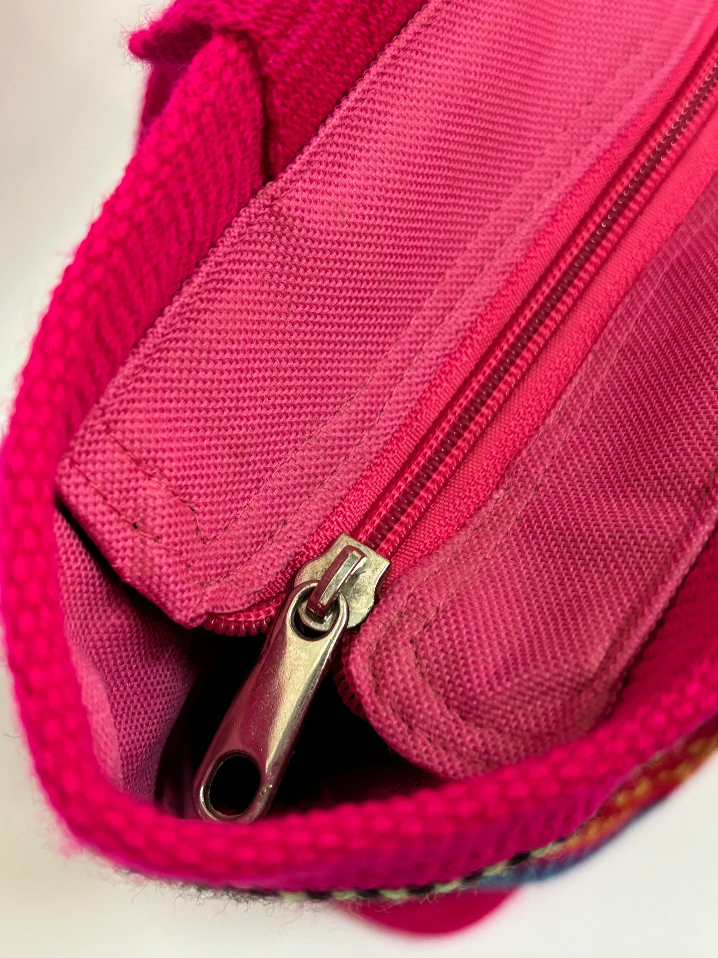 Extra Large Woven Multi-Colored Tote Bag