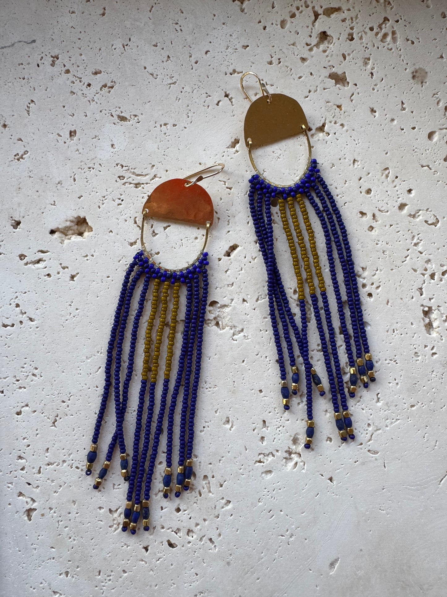 KEYSHA FRINGE EARRINGS // 14k Gold