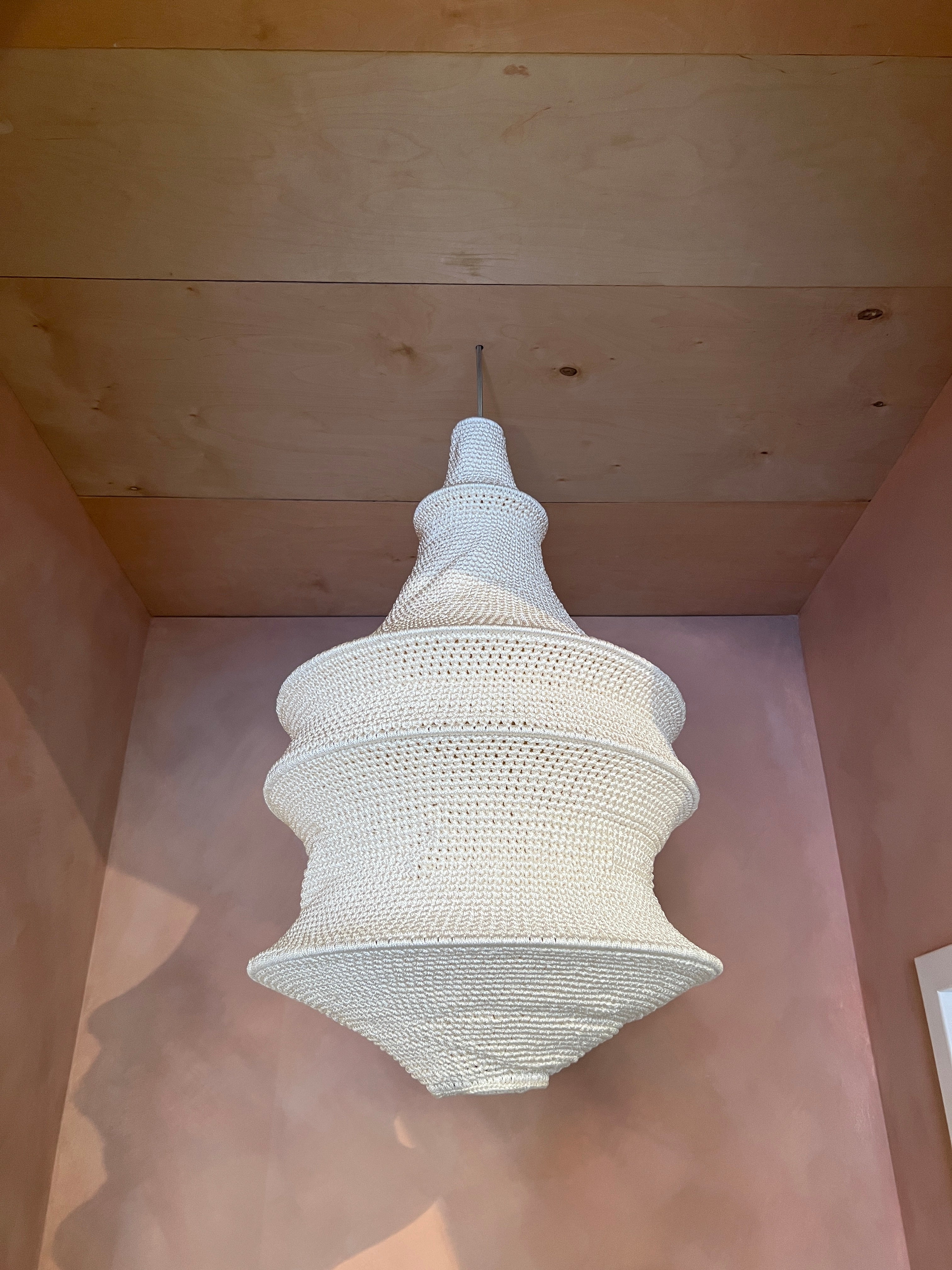 Saint IV Crochet Pendant Lamp