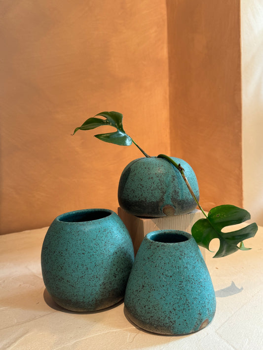 Bud Vases Aqua