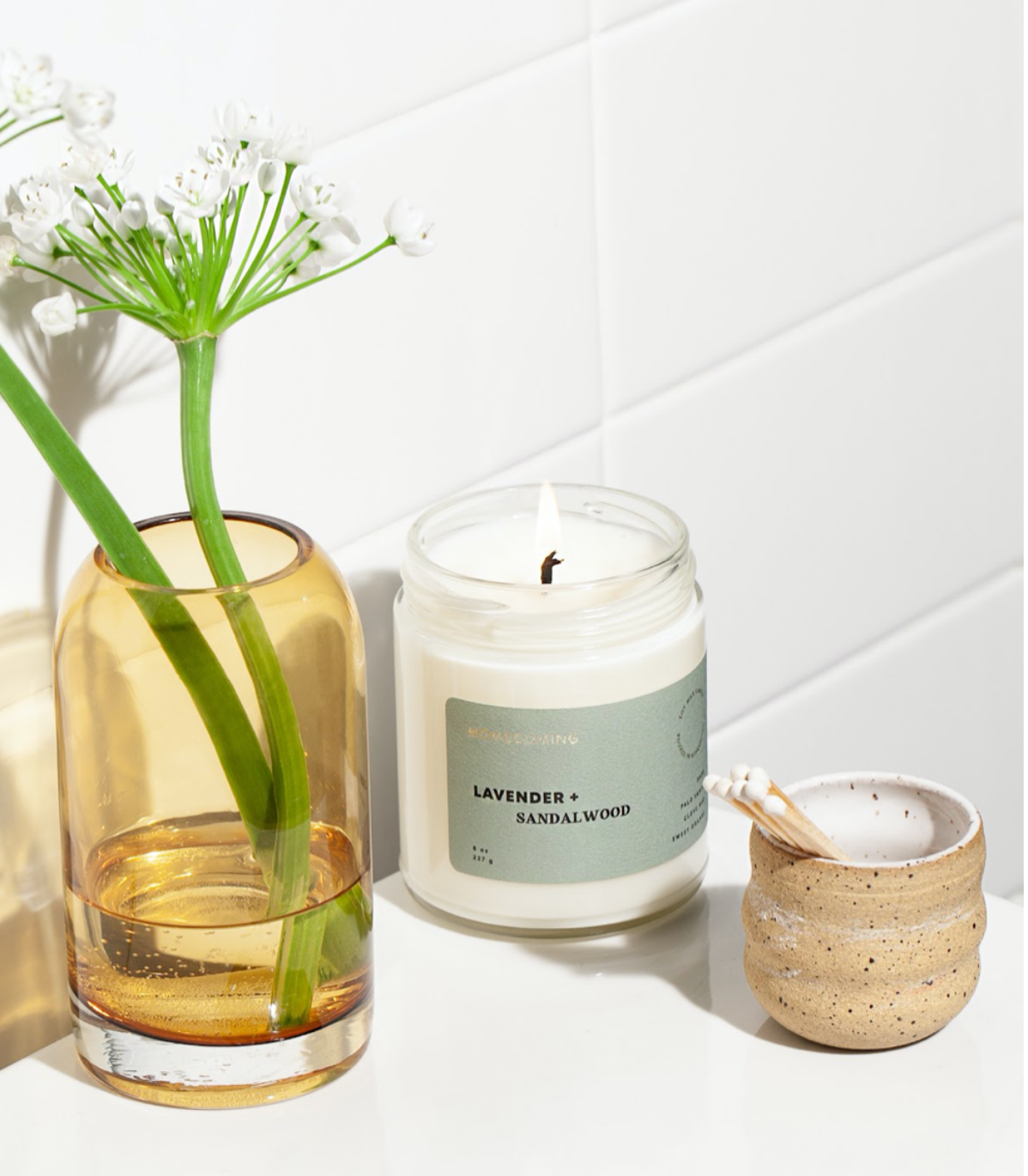 Lavender + Sandalwood - Soy Wax Candle