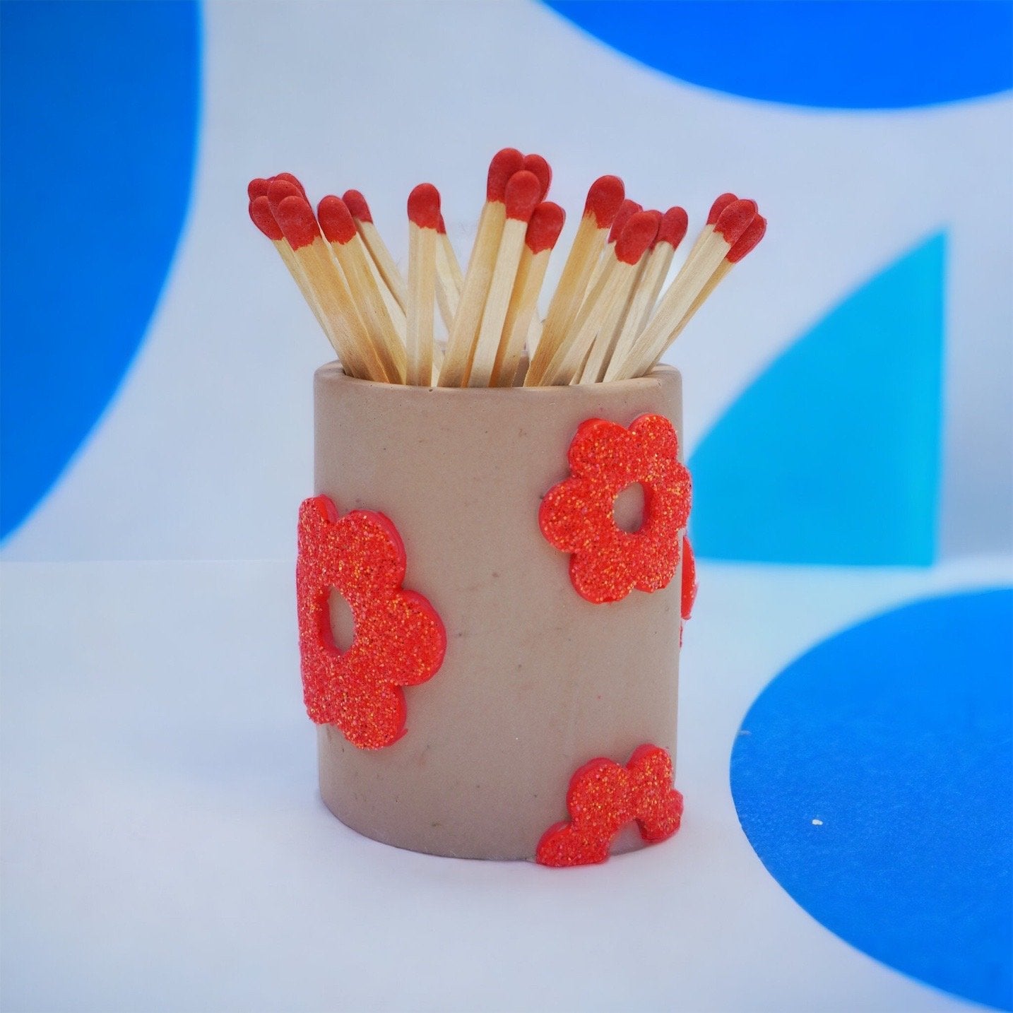 Glitter Matchstick Holder