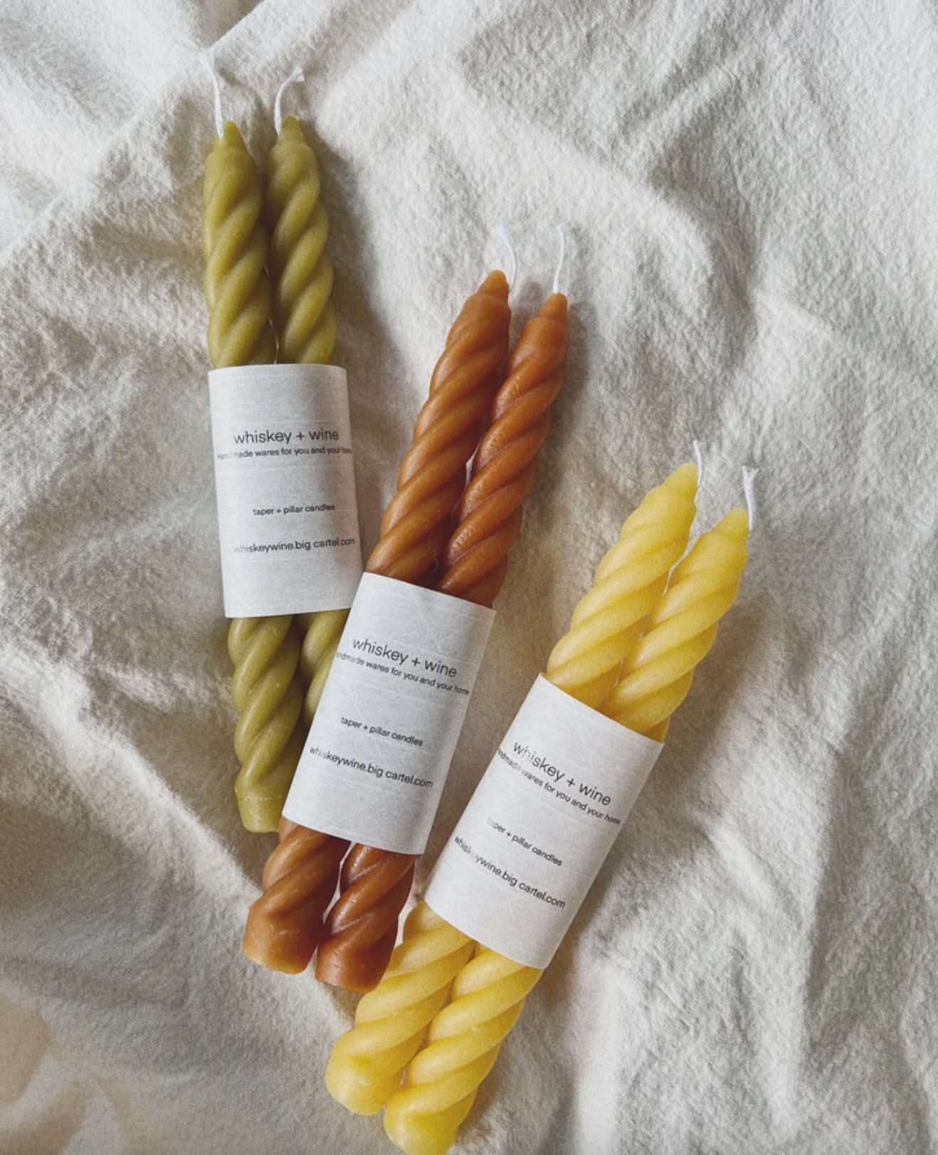 Twisted Taper Candle