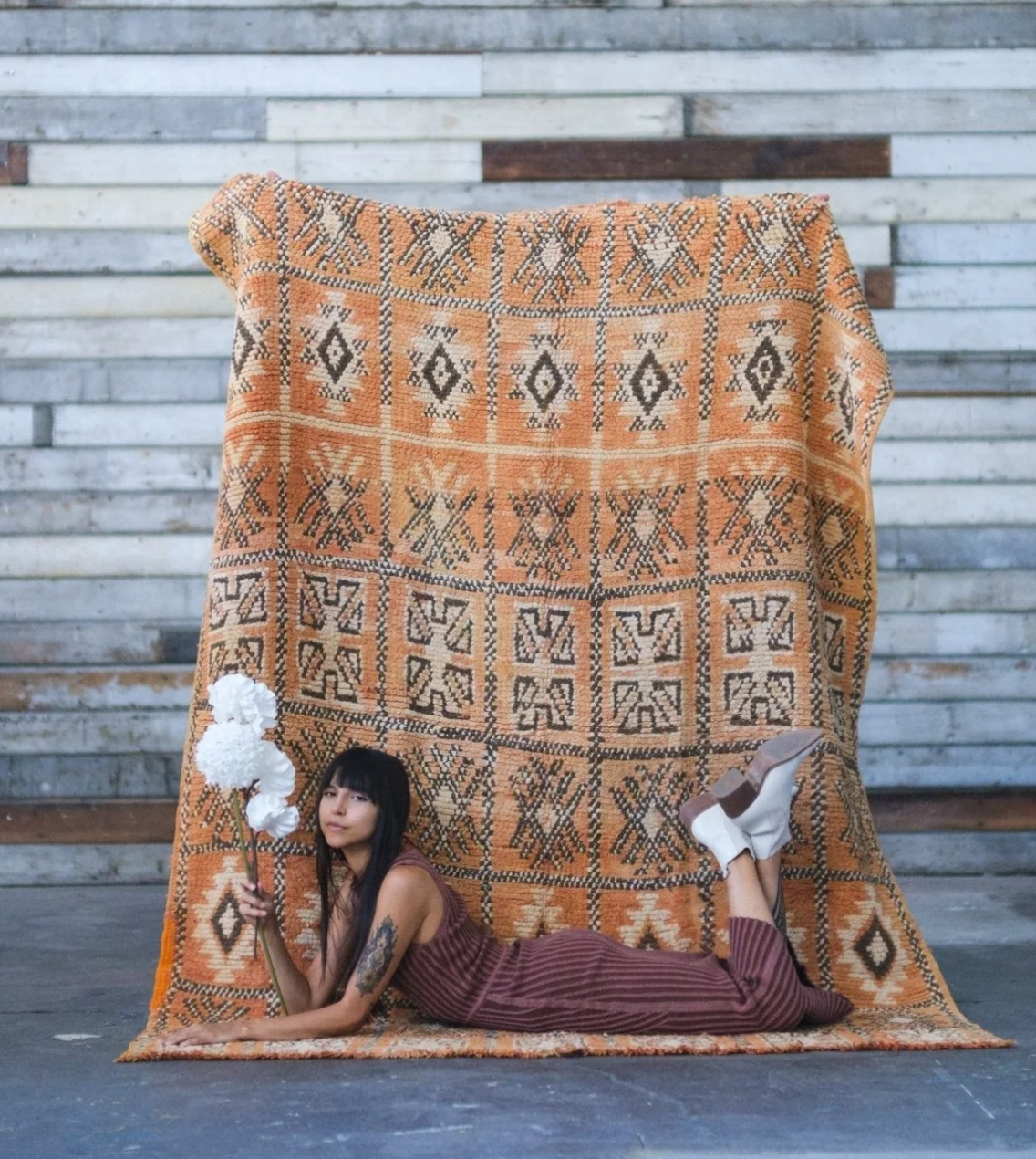 ORANGE BLOSSOM AREA RUG