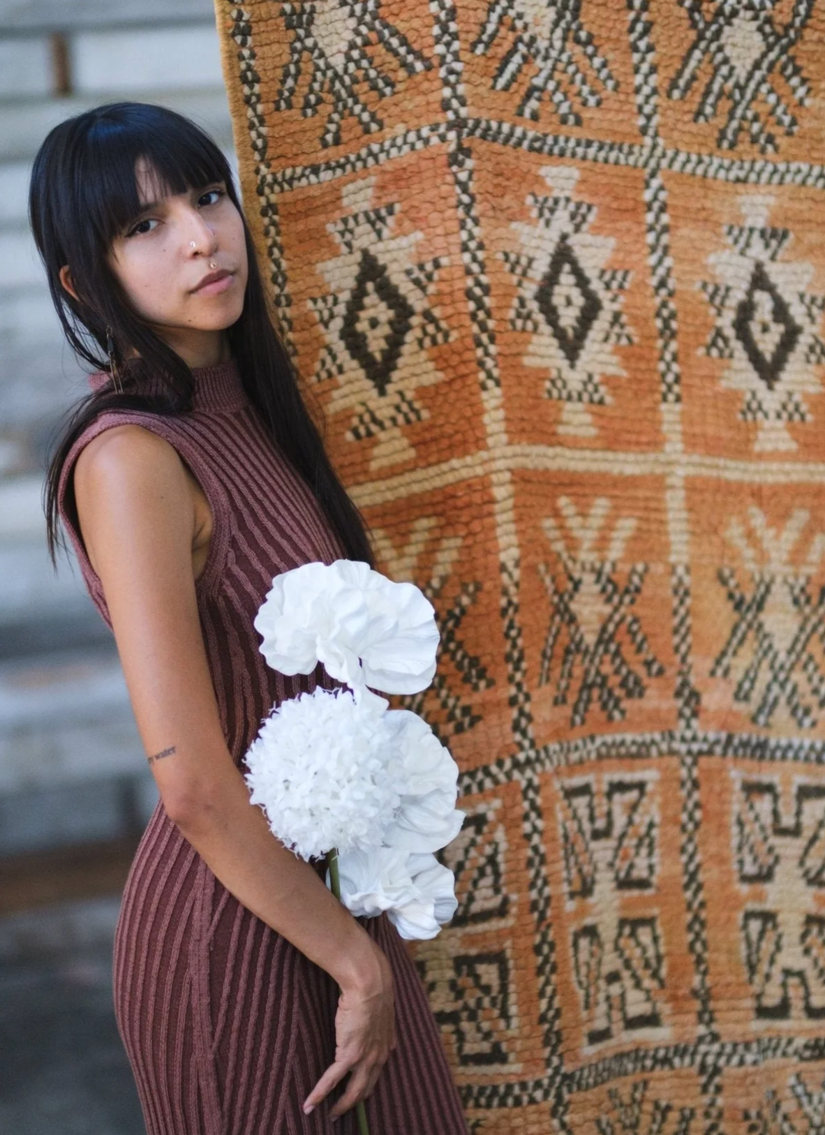 ORANGE BLOSSOM AREA RUG