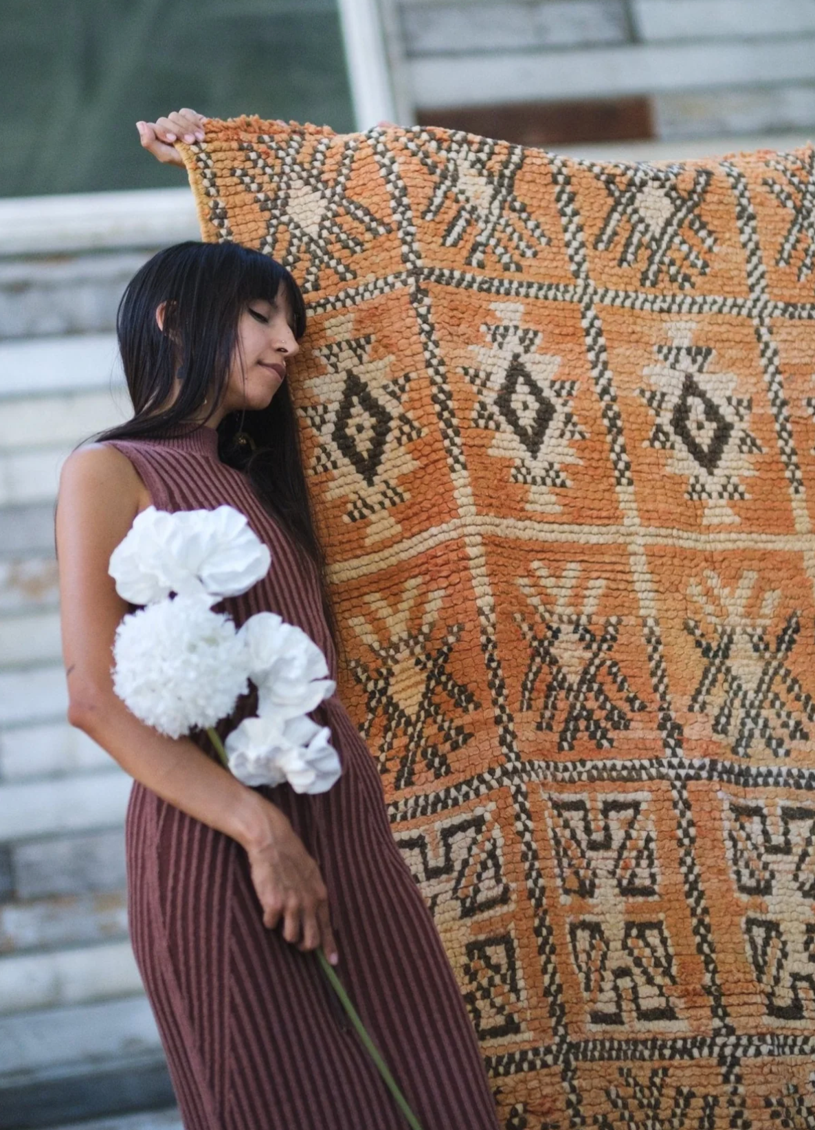 ORANGE BLOSSOM AREA RUG