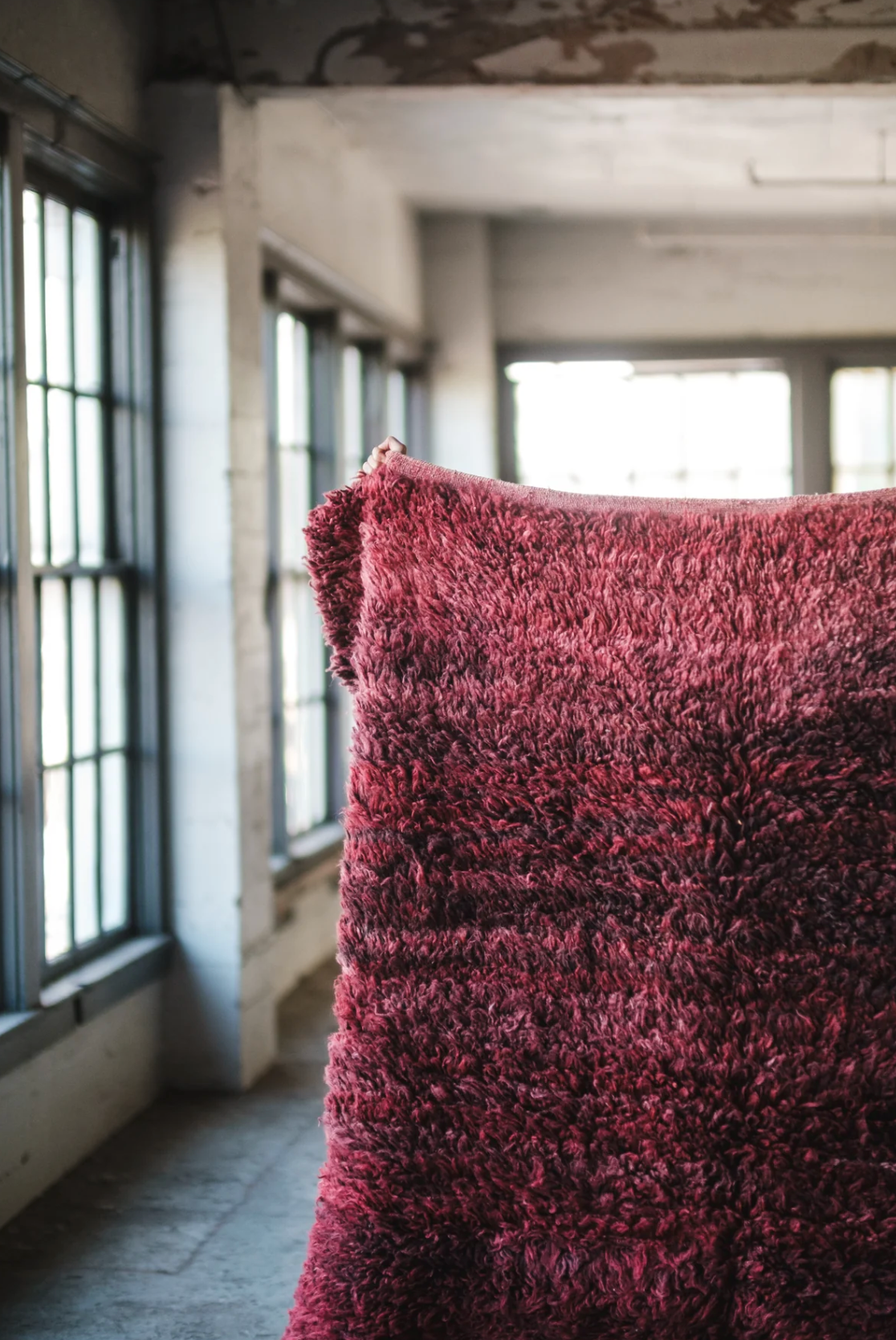 BURGUNDY BBY AREA RUG