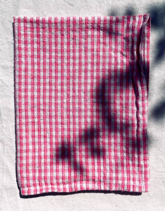Handloom Check Organic Cotton Towels