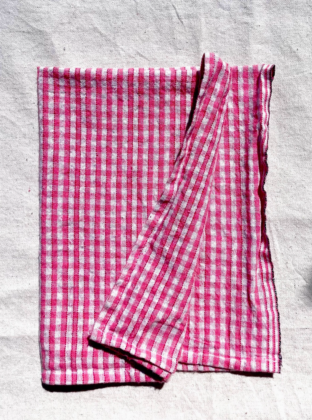 Handloom Check Organic Cotton Towels