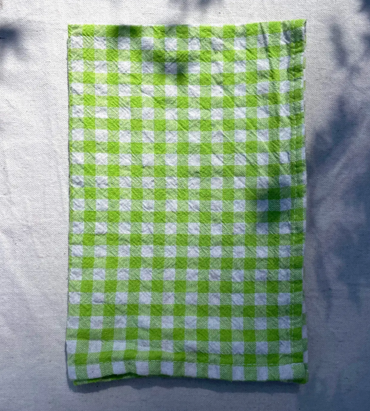 Madras Handloom Check Organic Cotton Towels