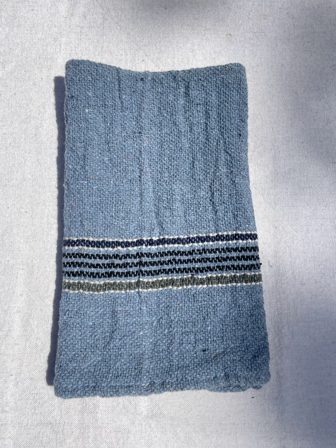 Bamboo Pulp Towel - Handwoven with Bamboo Fibers - Blue