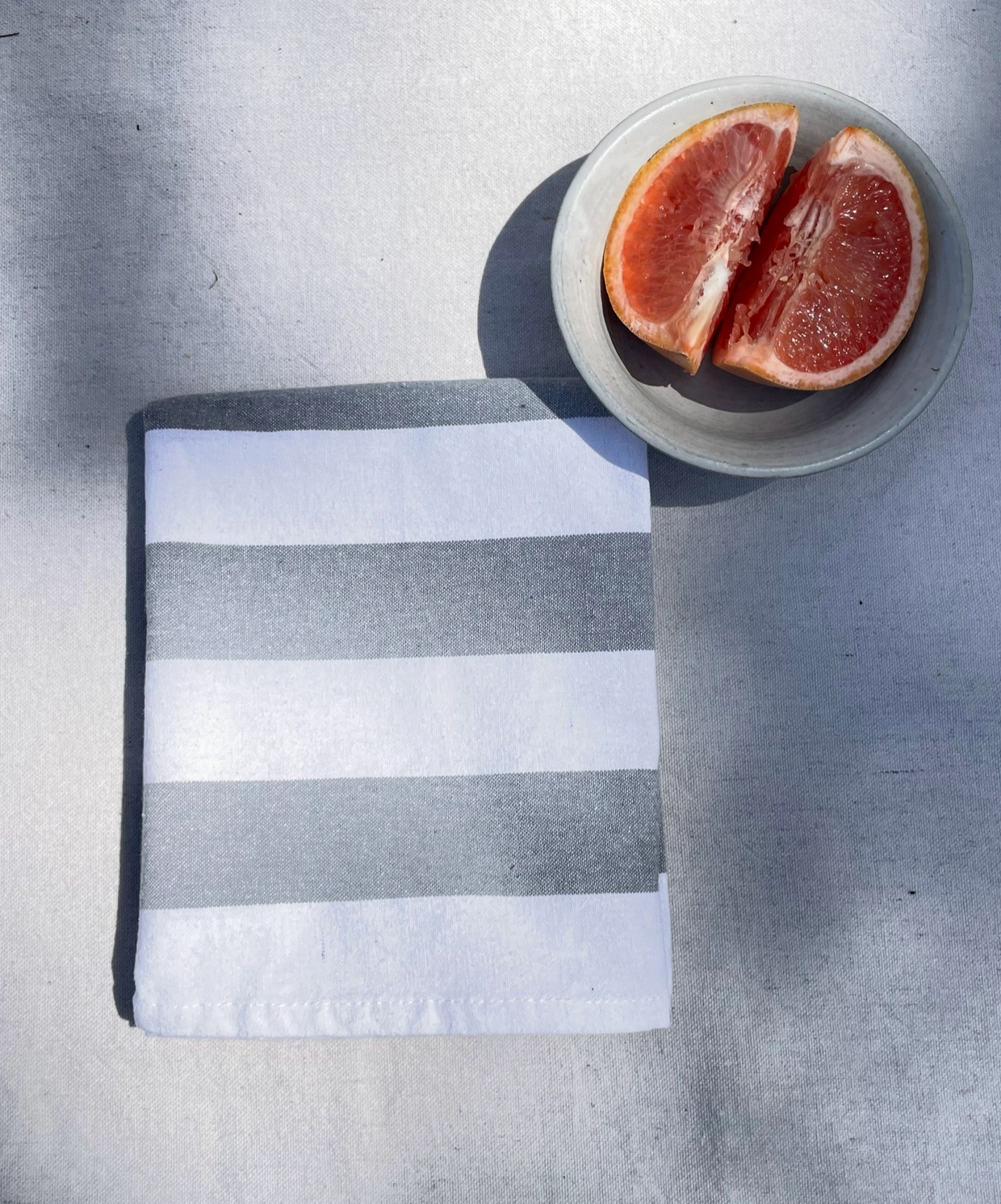 French Stripe Handwoven Tea Towel