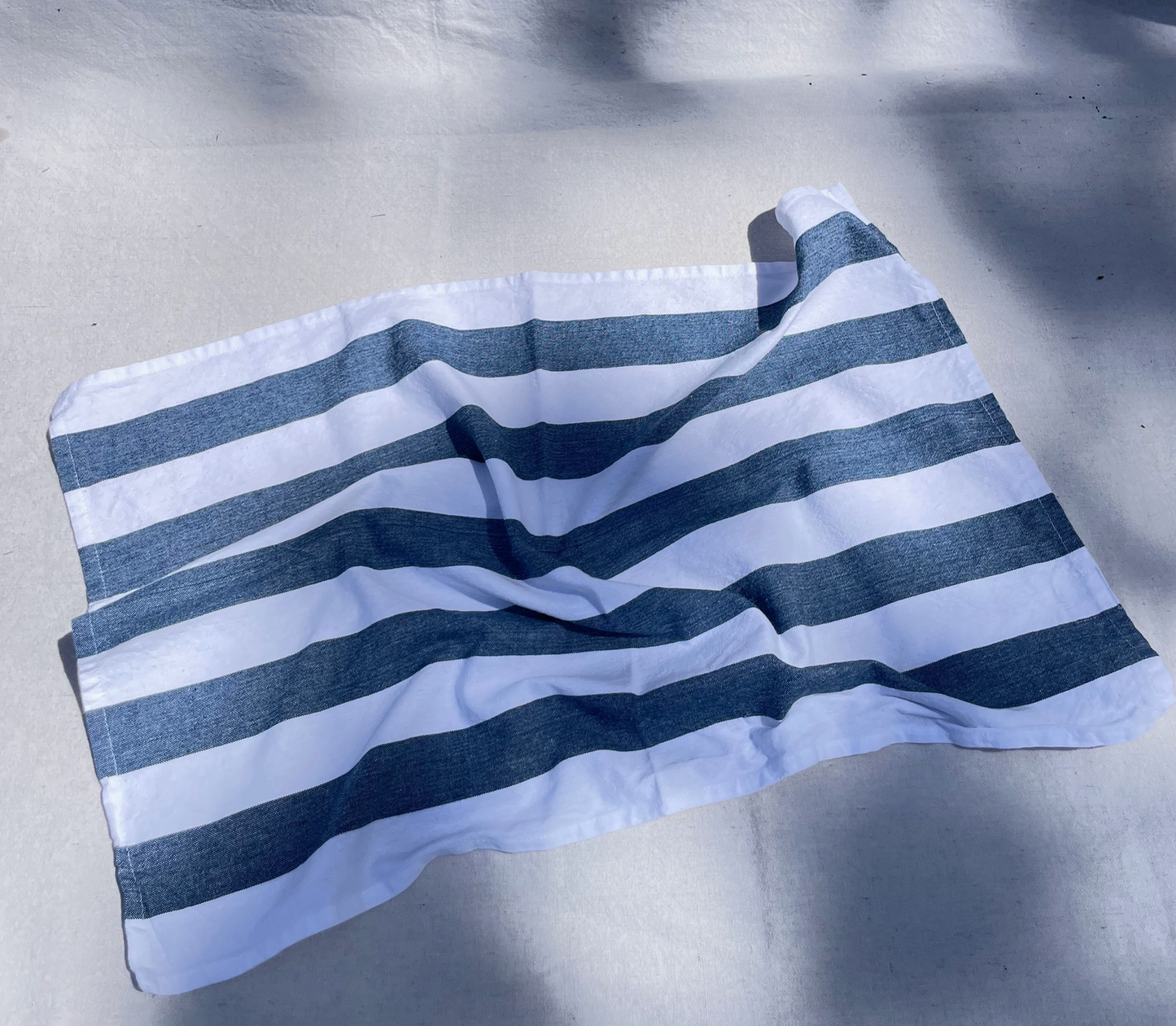 French Stripe Handwoven Tea Towel