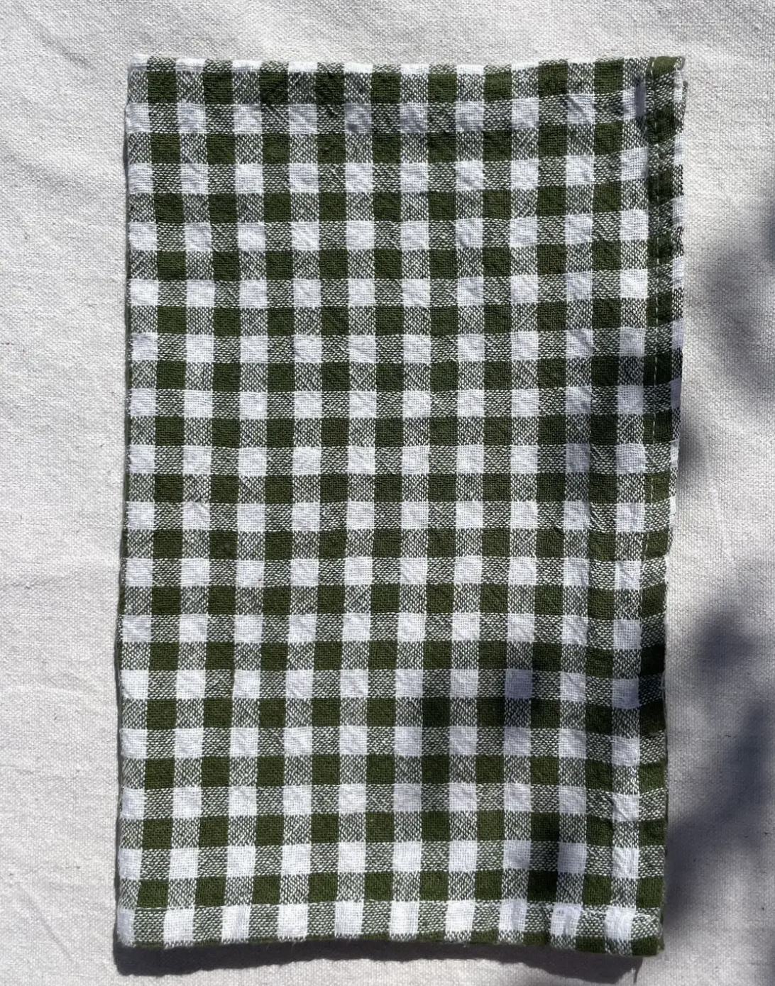 Madras Handloom Check Organic Cotton Towels