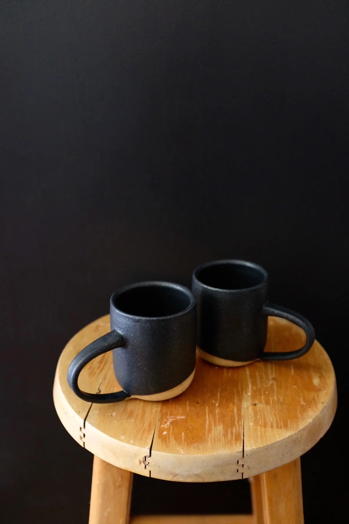 Satin Black Mug - Tall