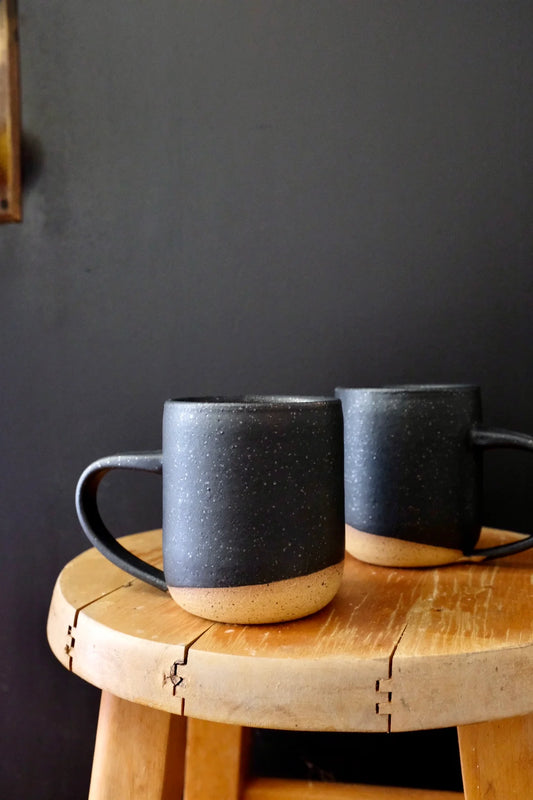 Satin Black Mug - Tall
