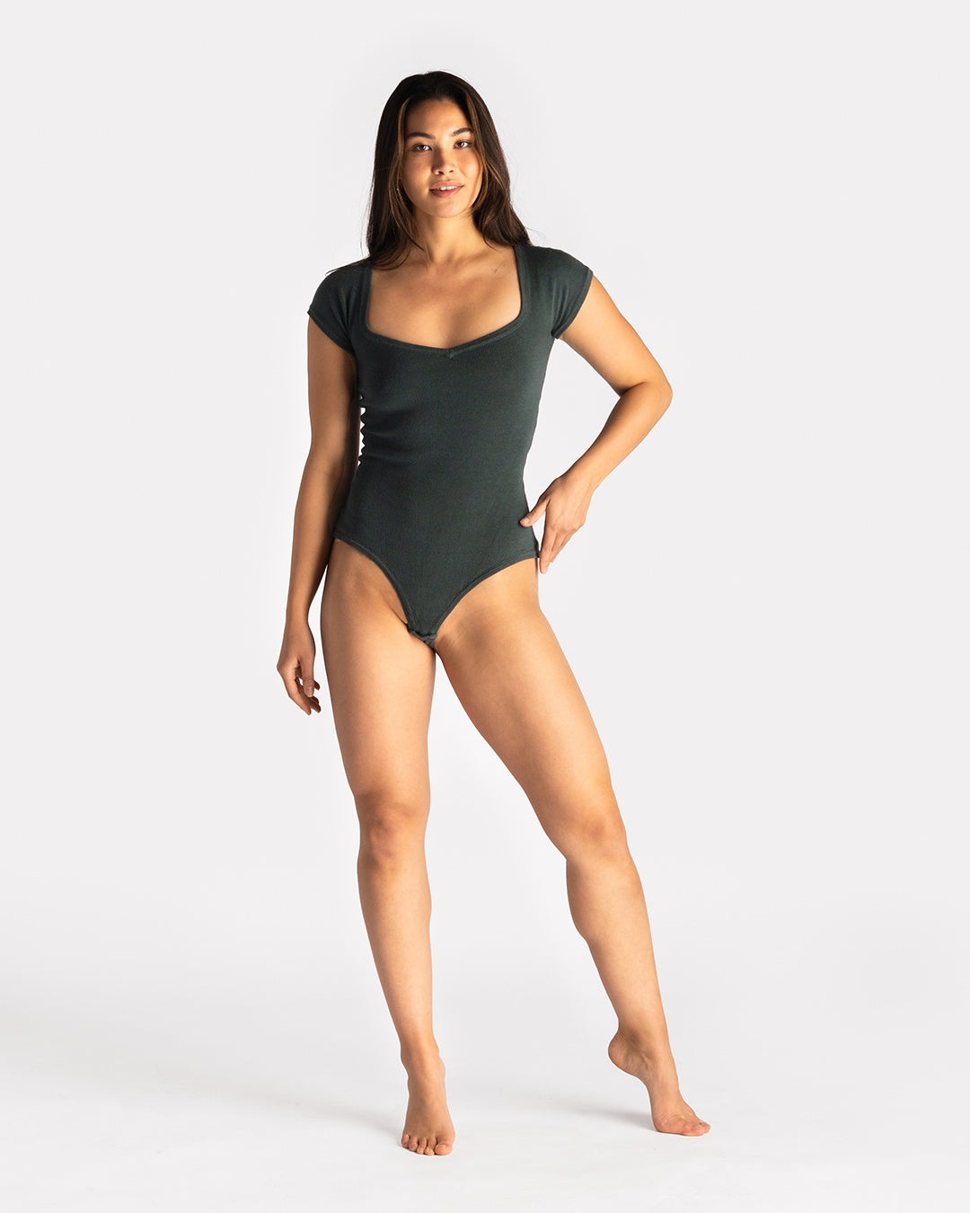 Knit Bodysuit Forest