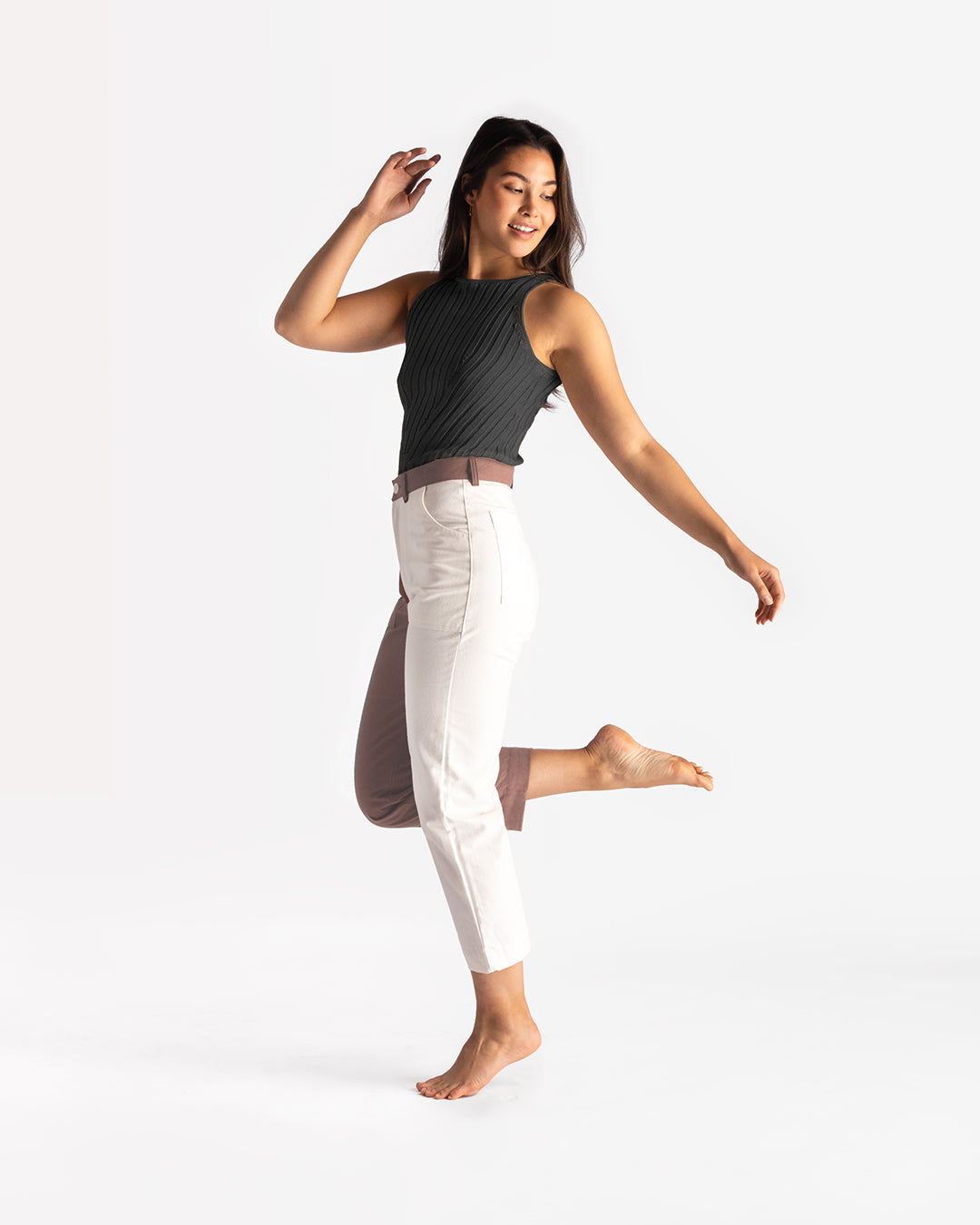 Charcoal Knit Tank