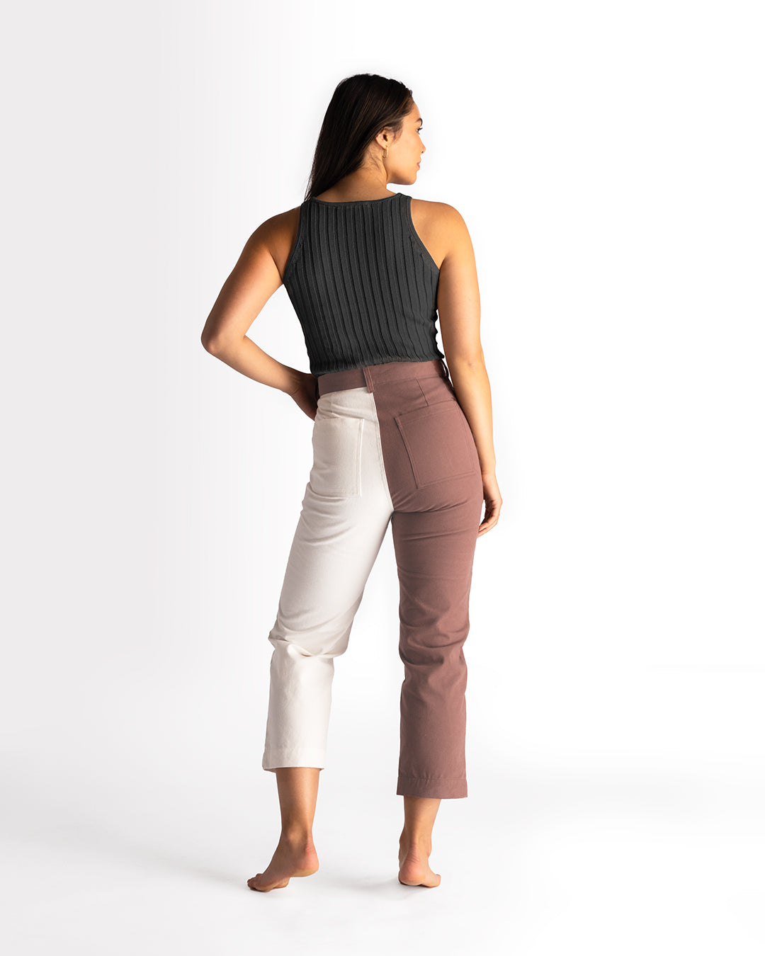 Charcoal Knit Tank