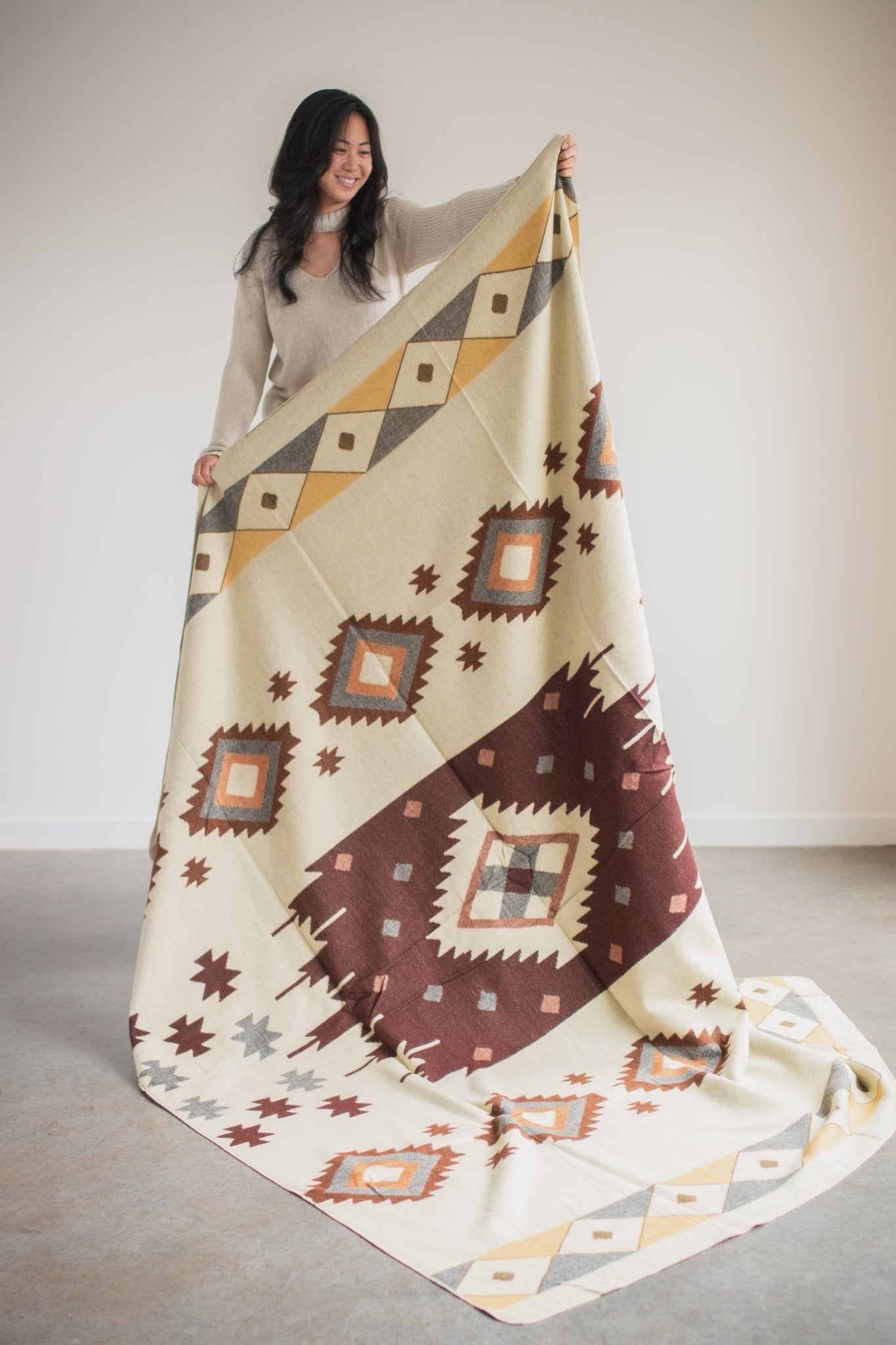 Ecuadorian Blanket Brown - Modern Myth Decor