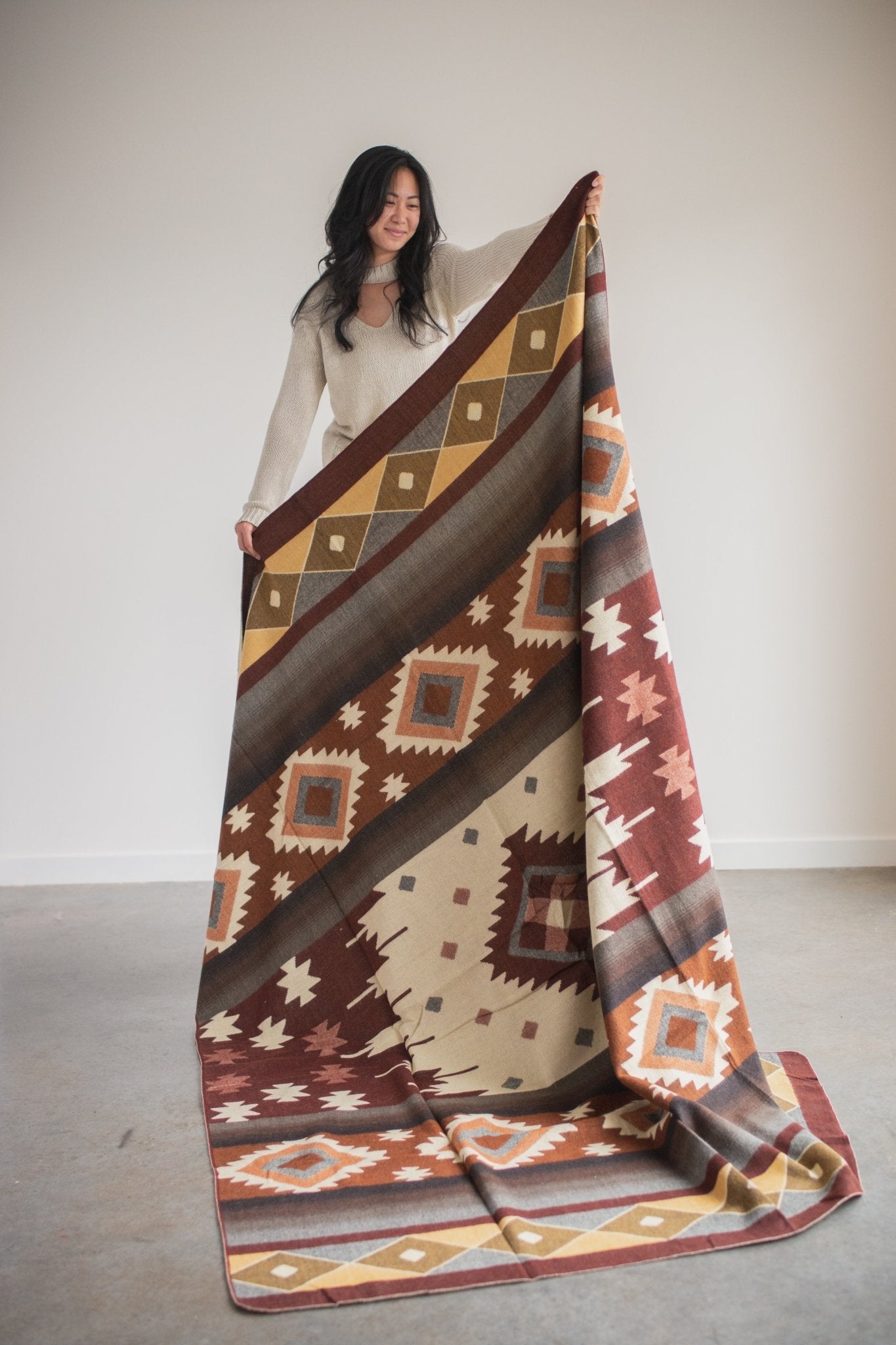 Ecuadorian Blanket Brown - Modern Myth Decor