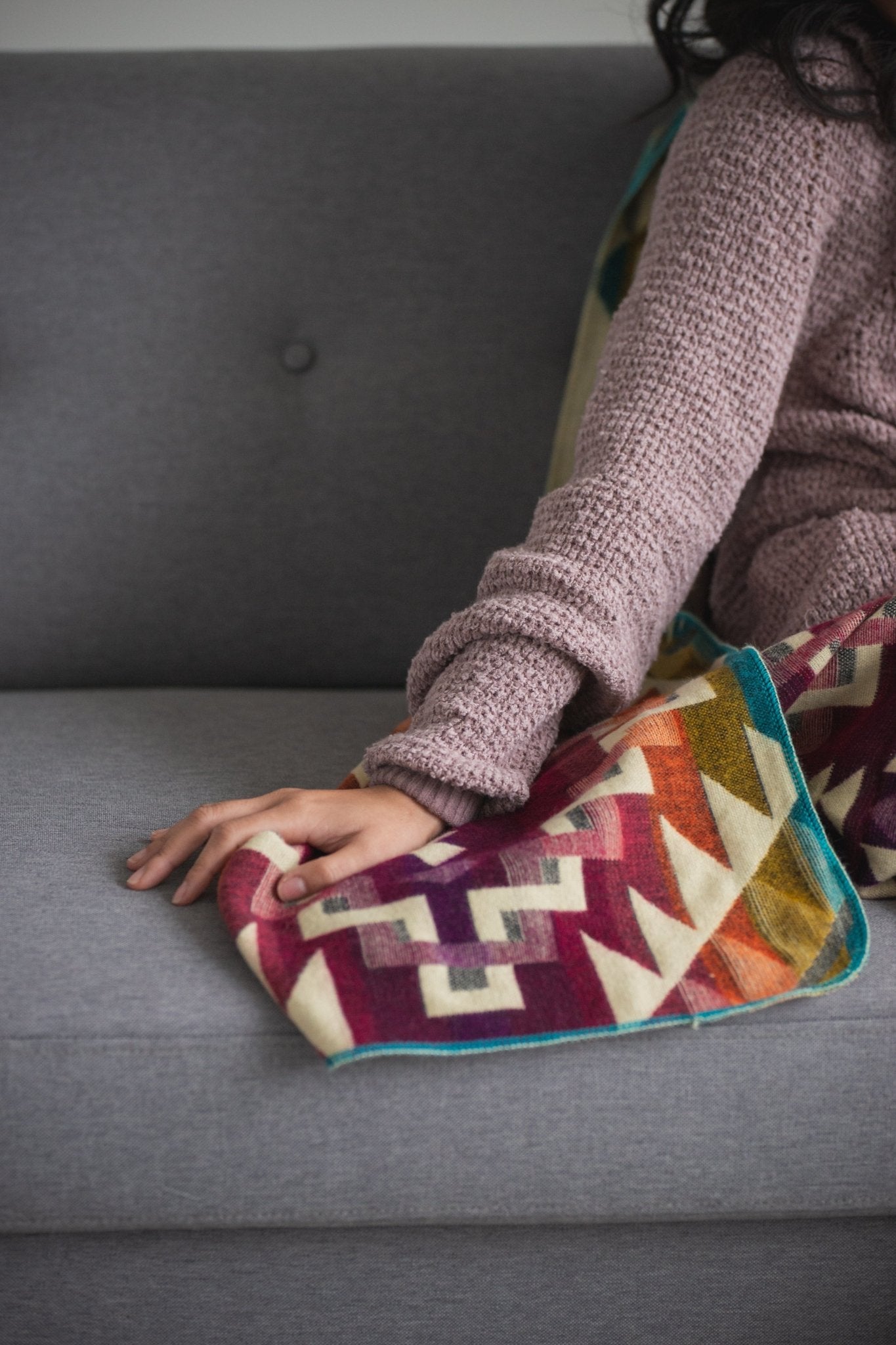 Ecuadorian Blanket Pink - Modern Myth Decor