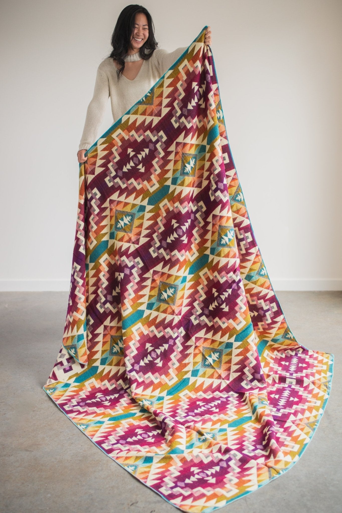Ecuadorian Blanket Pink - Modern Myth Decor