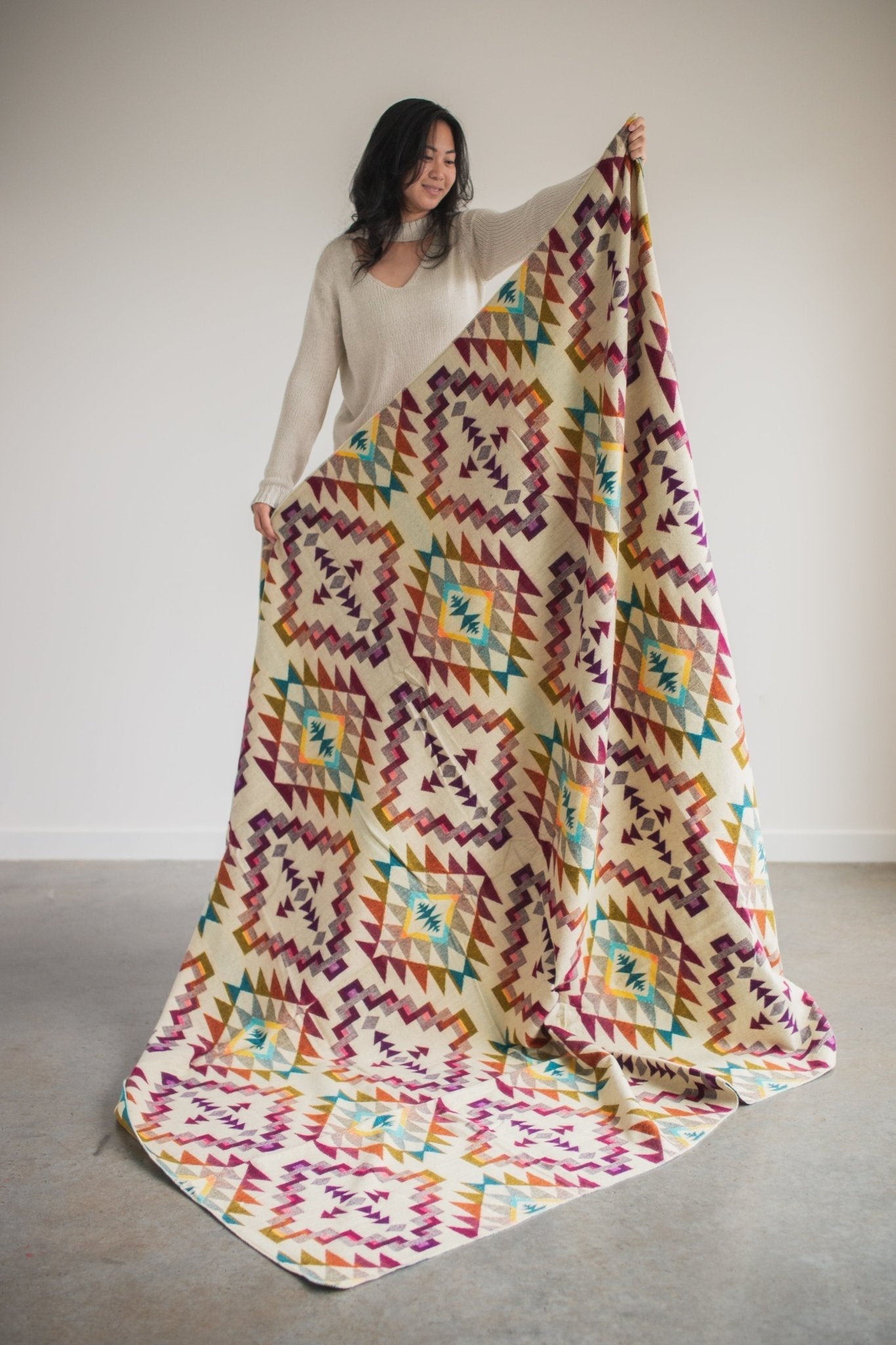 Ecuadorian Blanket Pink - Modern Myth Decor