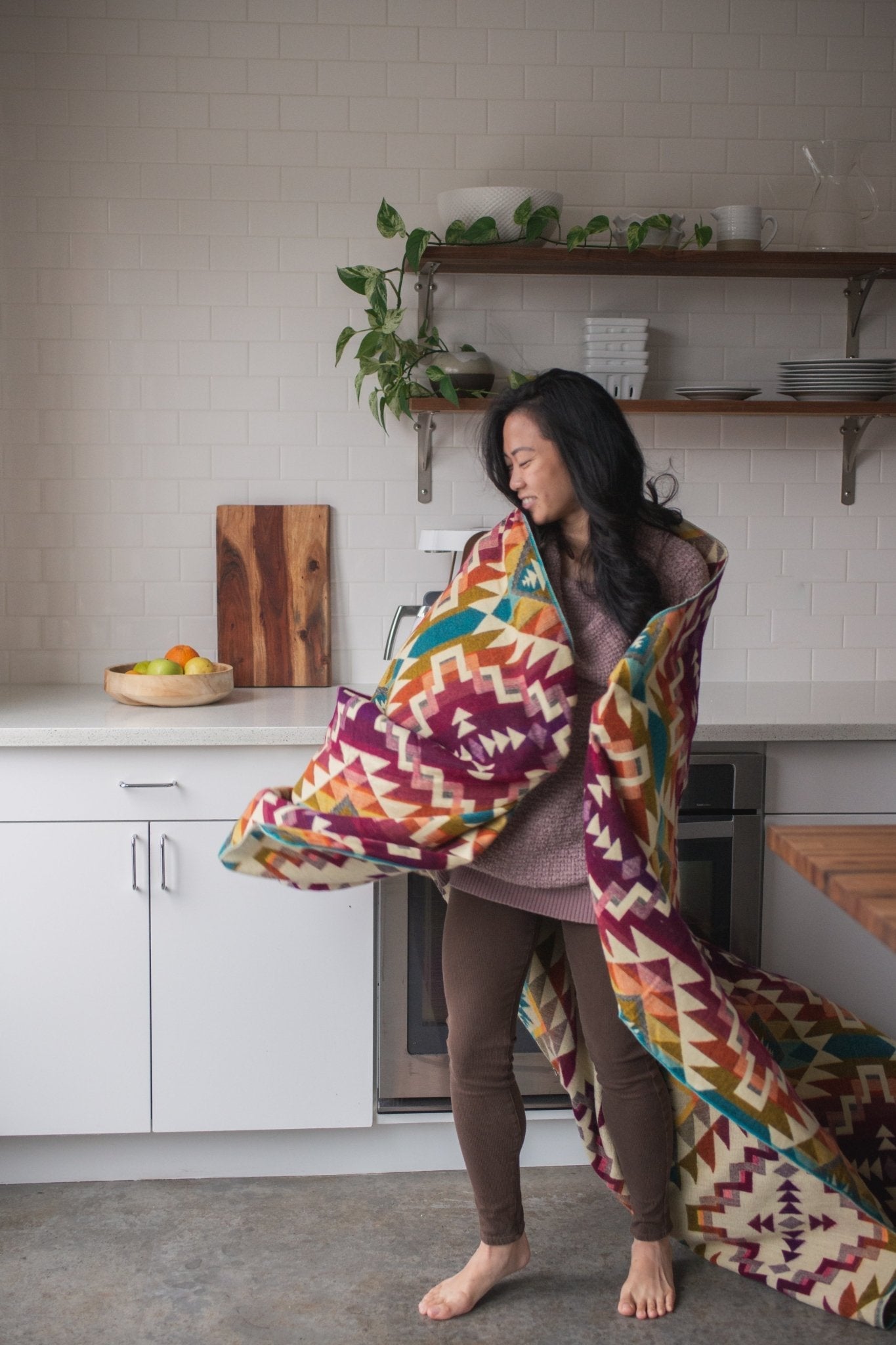 Ecuadorian Blanket Pink - Modern Myth Decor