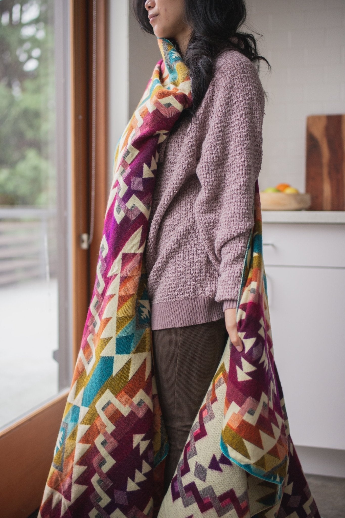 Ecuadorian Blanket Pink - Modern Myth Decor