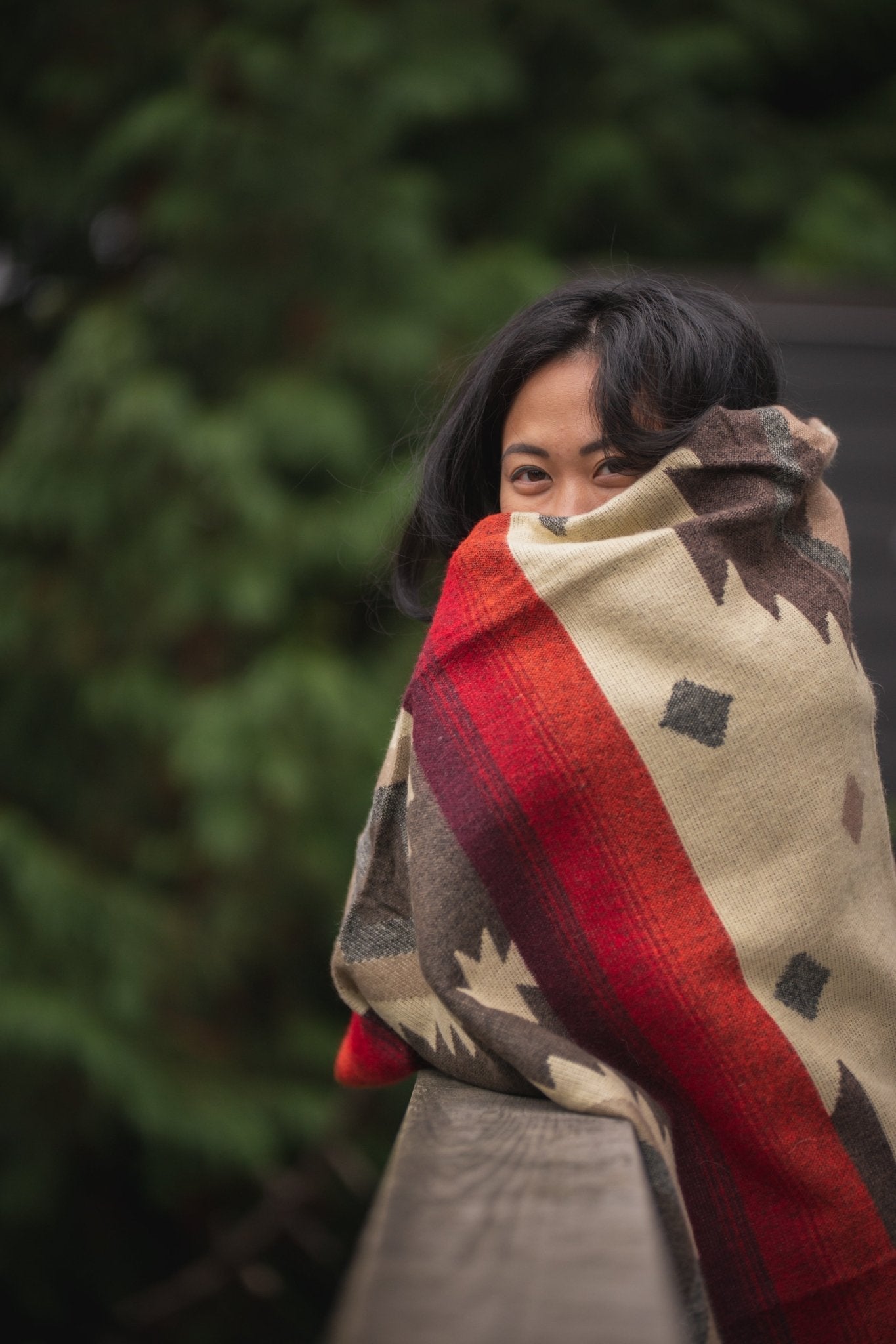 Ecuadorian Blanket Red - Modern Myth Decor