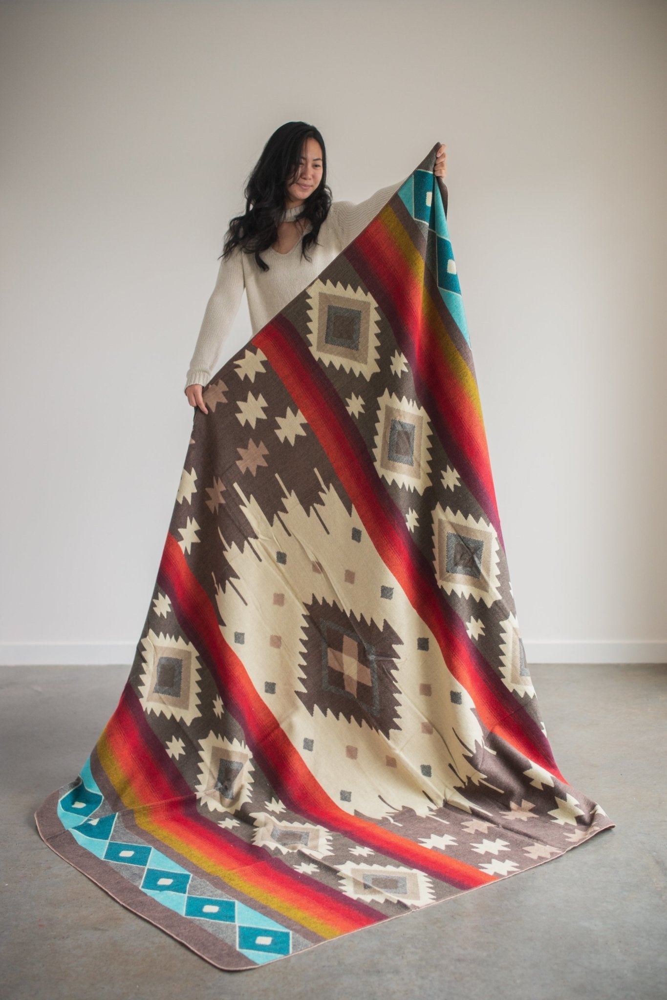 Ecuadorian Blanket Red - Modern Myth Decor