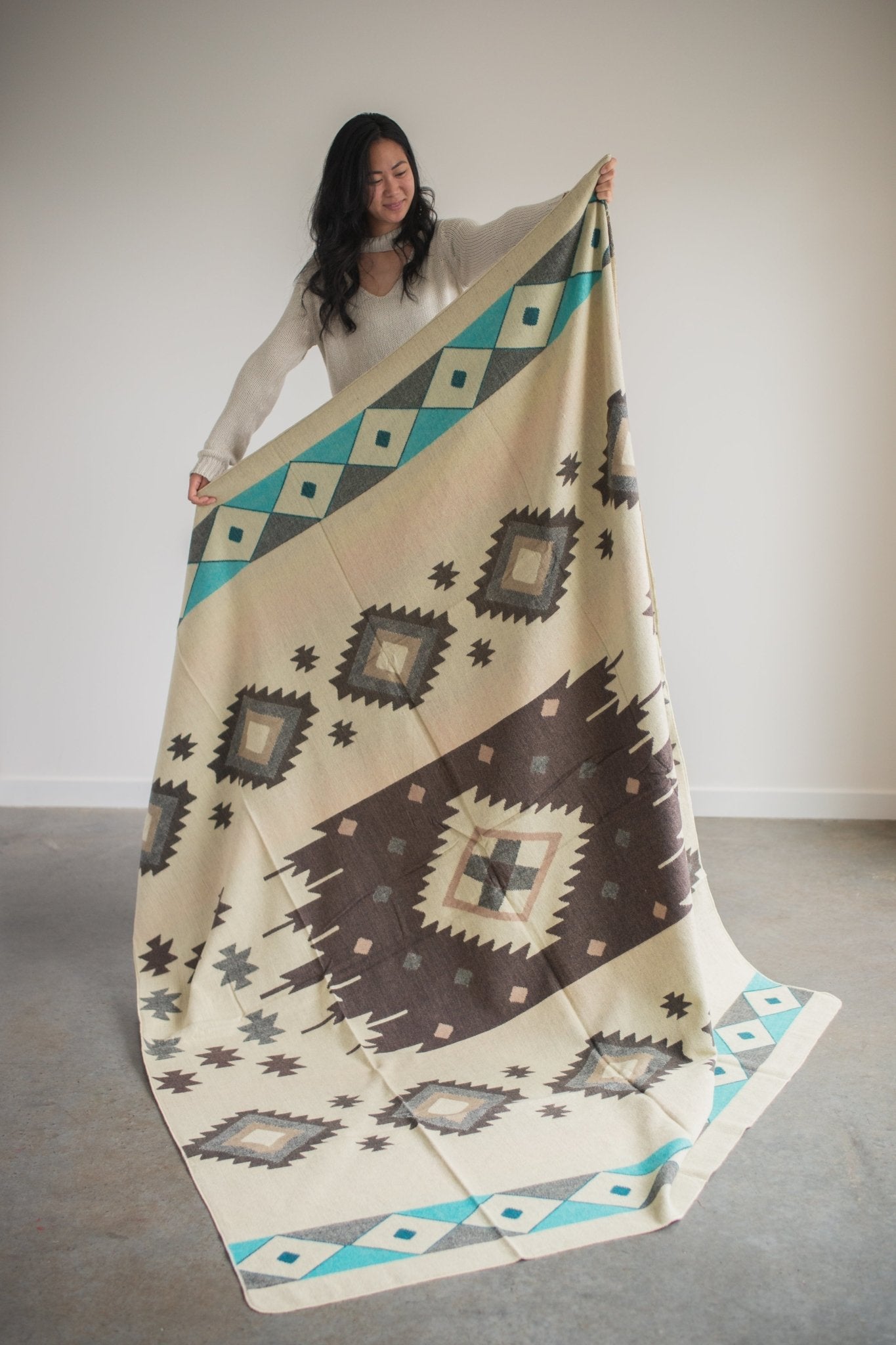 Ecuadorian Blanket Red - Modern Myth Decor