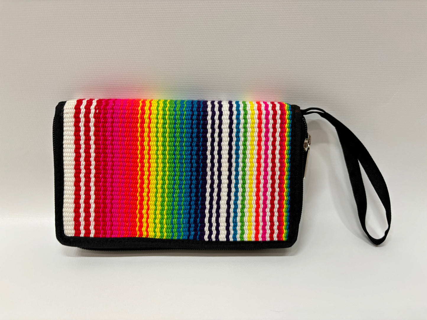 Multicolored Wraparound Woven Wallets