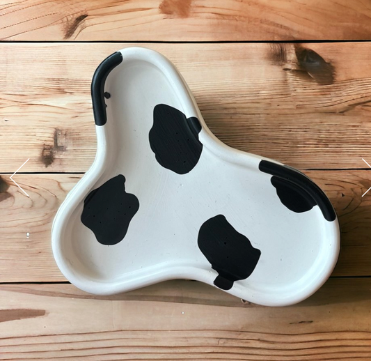 Cow Print Irregular Tray