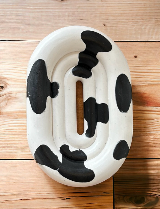 Cow Print Soap Dish