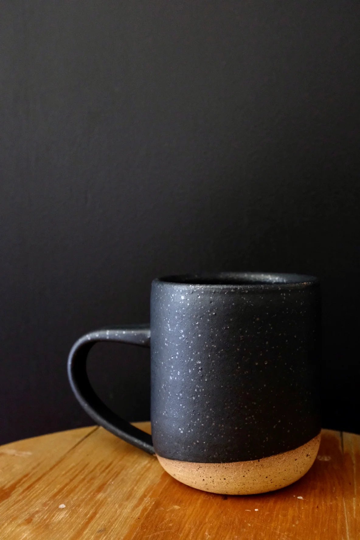 Satin Black Mug - Tall