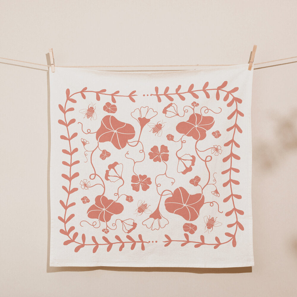 Nasturtium Tea Towel