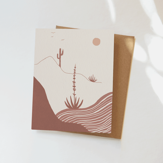 Desert Afternoon Card