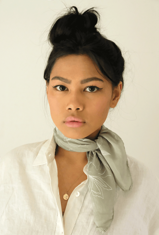 Rosemary Silk Scarf