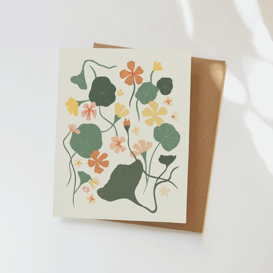 Nasturtium Card